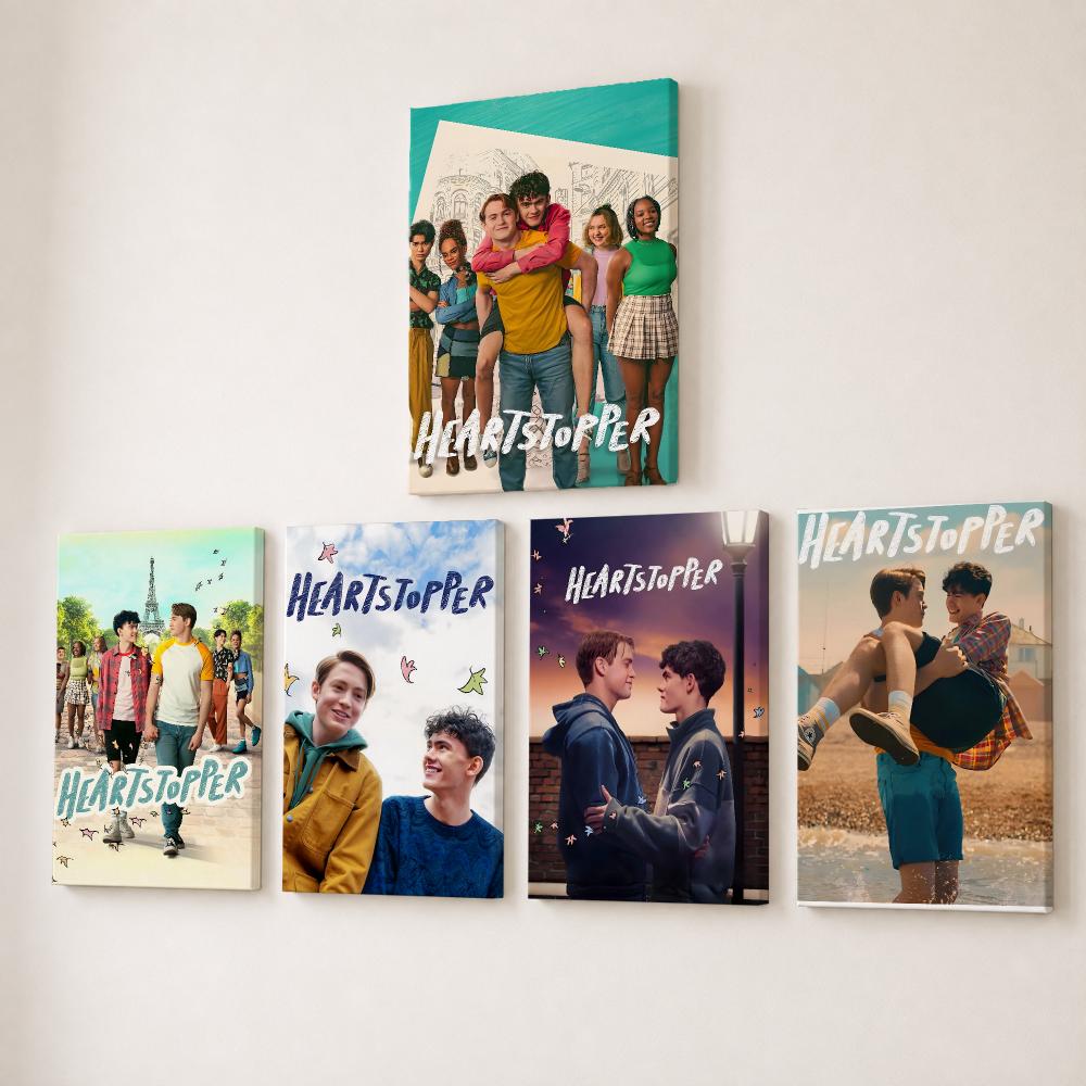 Canvas Wrap Ready - TV Hot H-Heartstopper Movie Painting Calligraphy