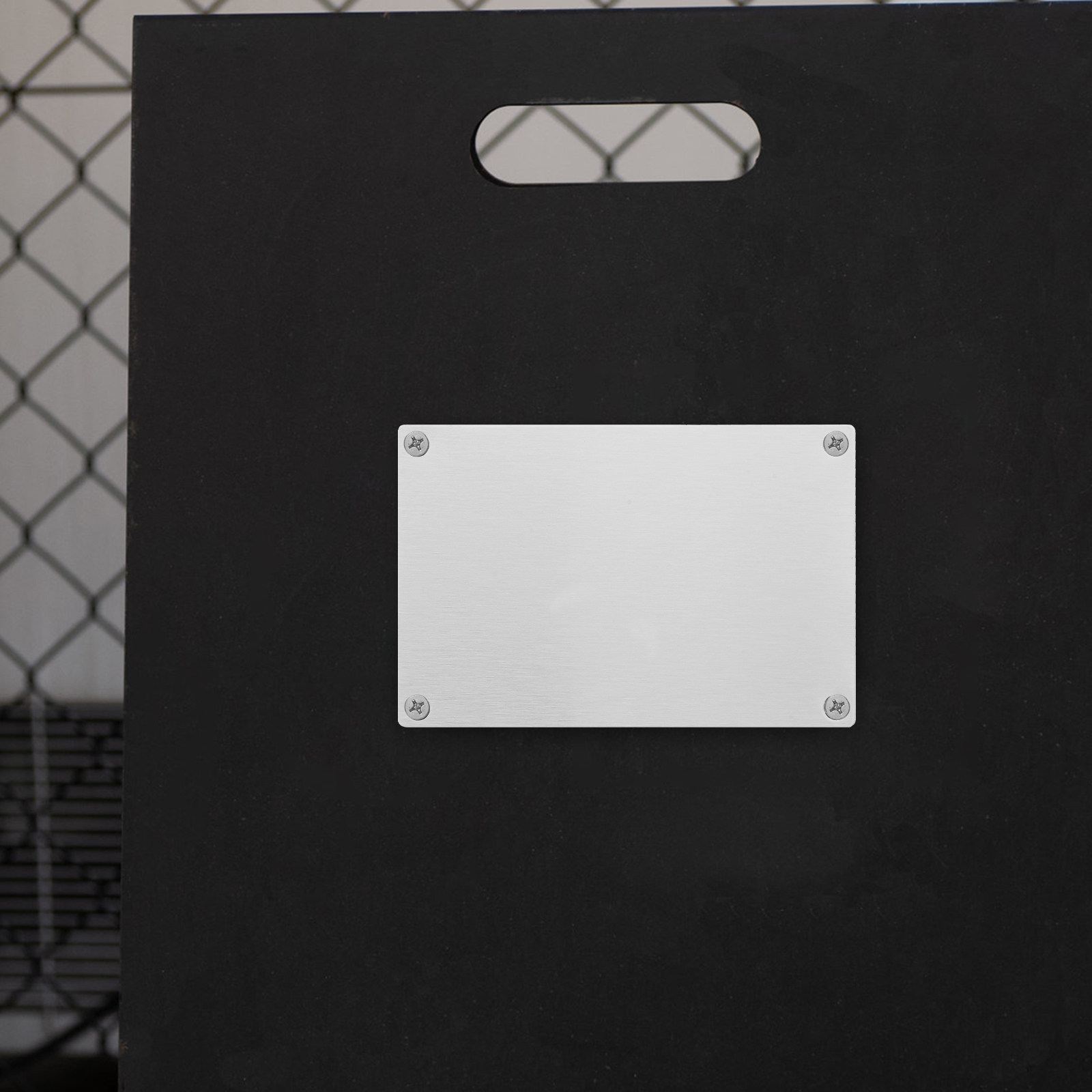 Yard Sign Blank - 5Pcs Stainless Steel Blank Signboards Outdoor