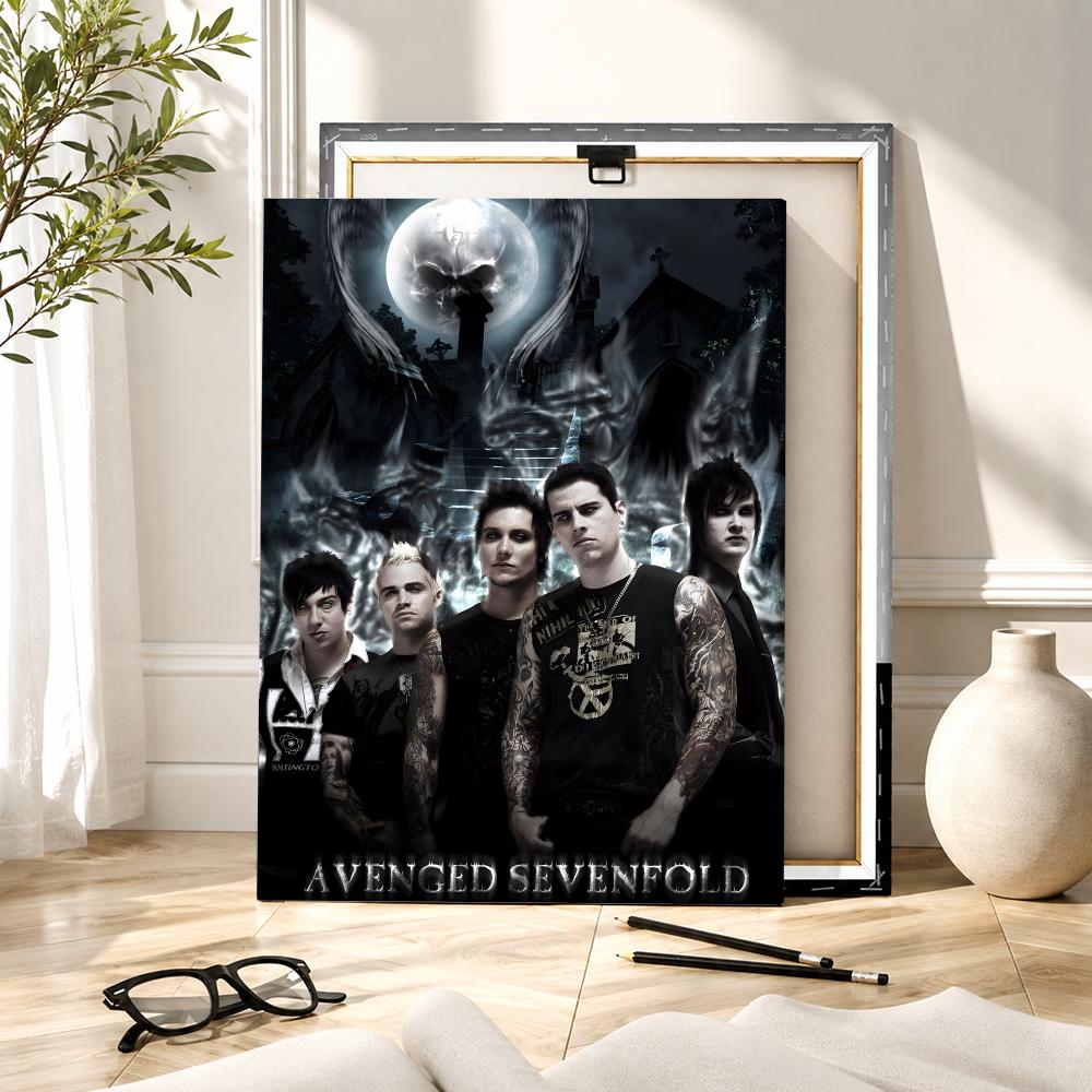 Rock Band A-avenged Sevenfold  - đánh giá và giá Canvas Wrap Ready