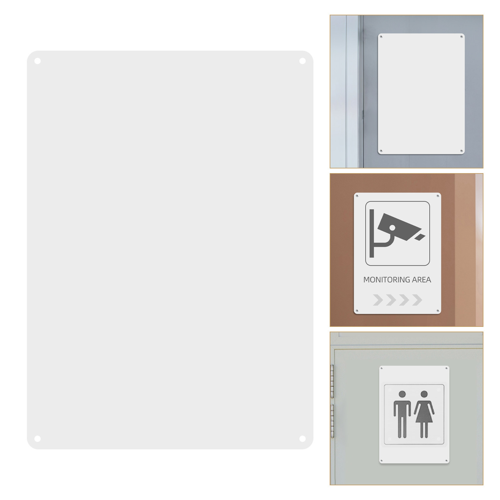 2Pcs Blank Aluminum Signs Whit - đánh giá và giá Yard Sign Blank