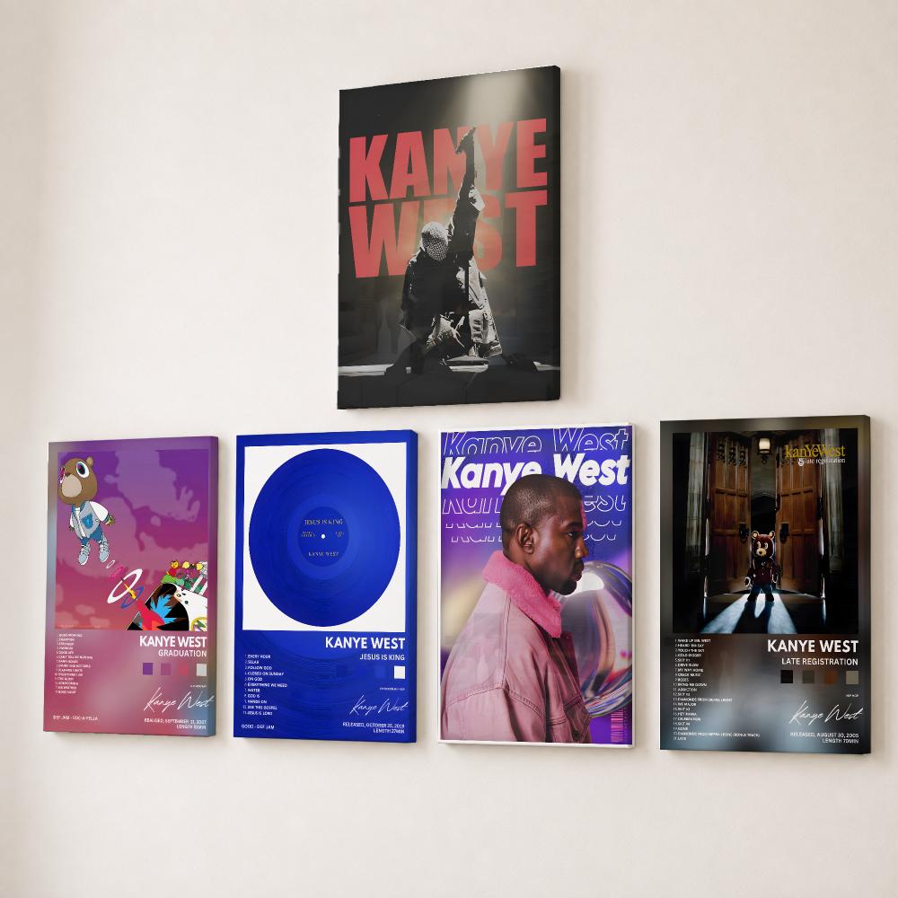 Rapper Singer K-Kanye West Pai - đánh giá và giá Canvas Wrap Ready