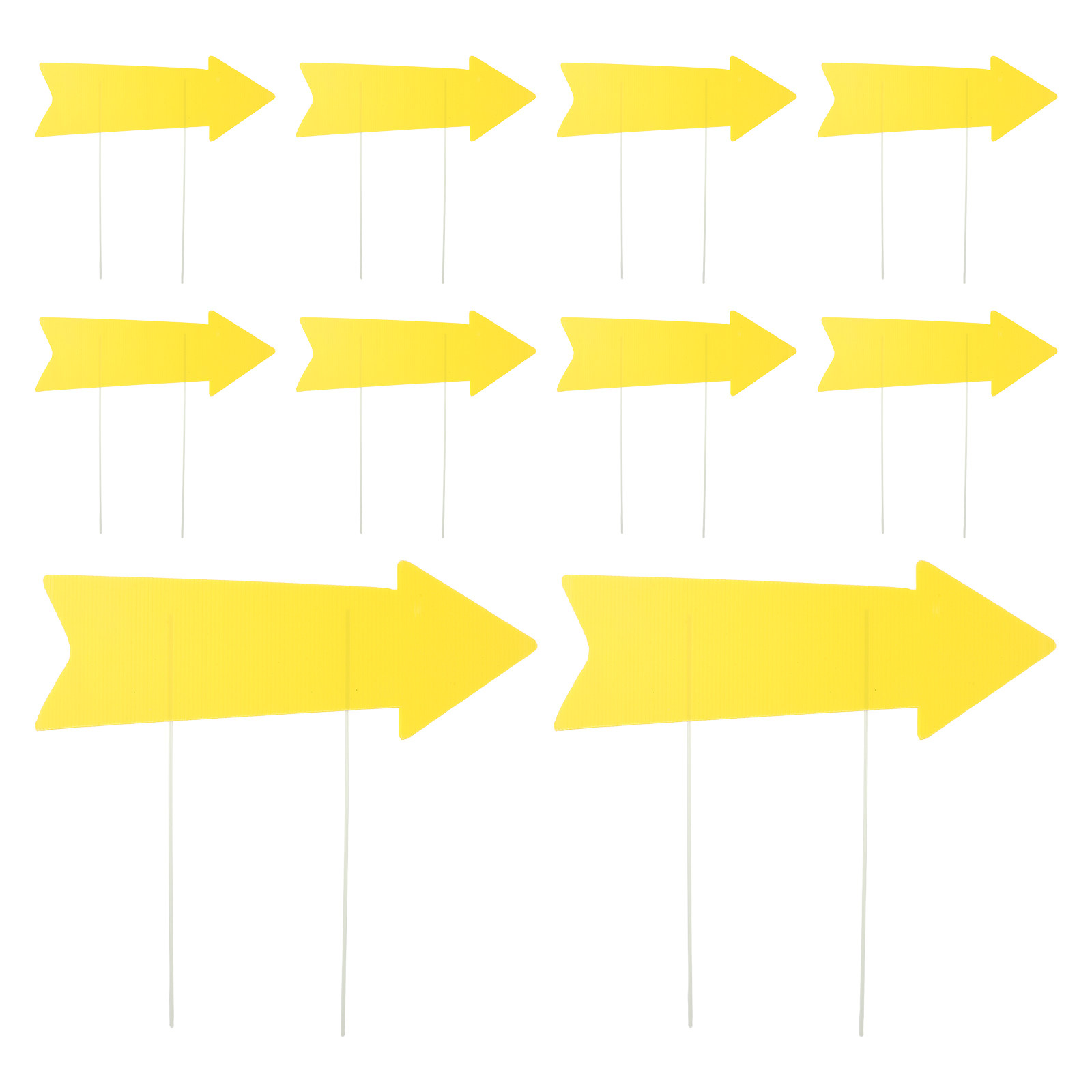 10Pcs Blank Arrow Yard Signs D - đánh giá và giá Yard Sign Blank
