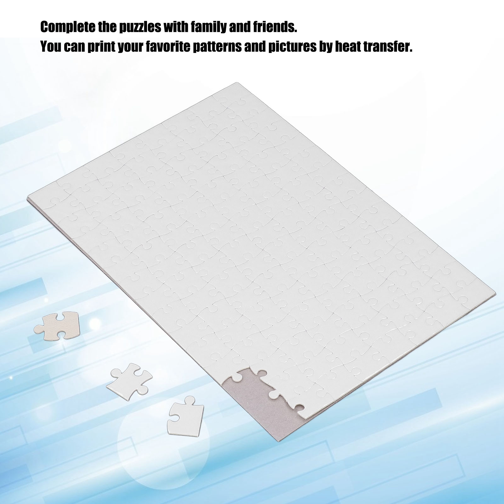 Printing Puzzle 10 Sets Blank  - đánh giá và giá Puzzle Blank White