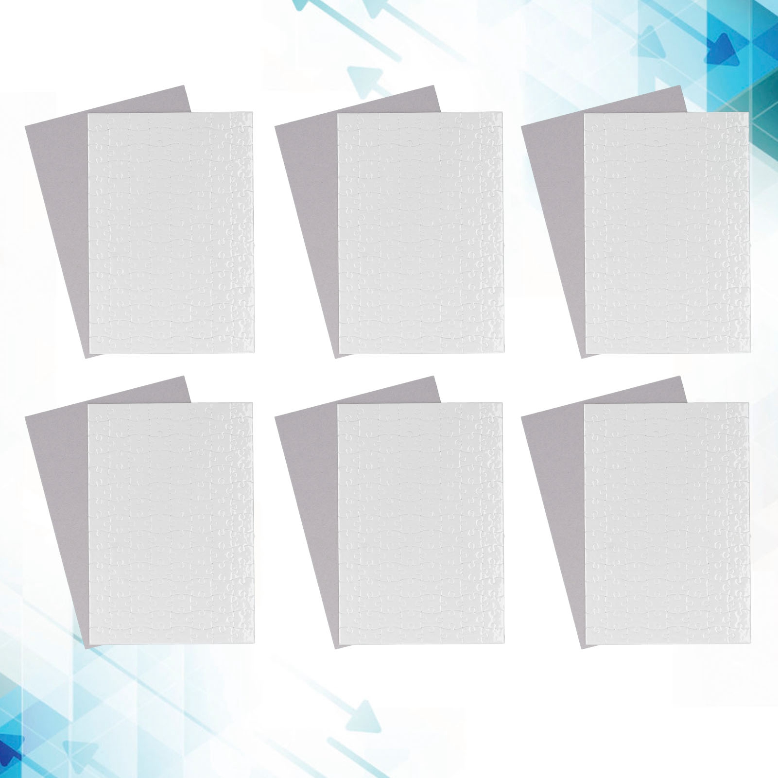 Printing Puzzle 10 Sets Blank  - đánh giá và giá Puzzle Blank White