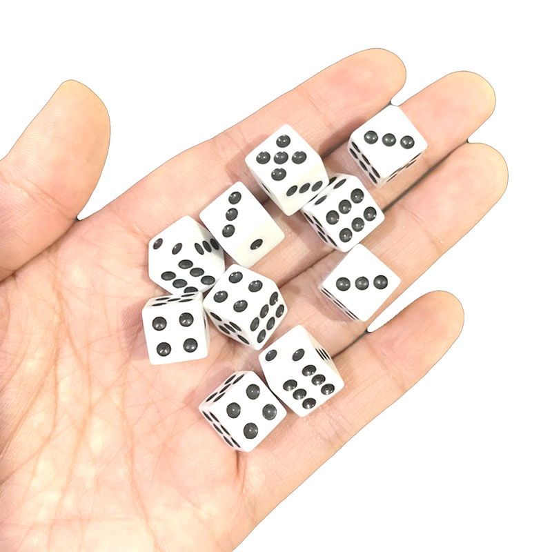 Wholesale 1000pcs Dots Dice 10 - đánh giá và giá Puzzle Blank White